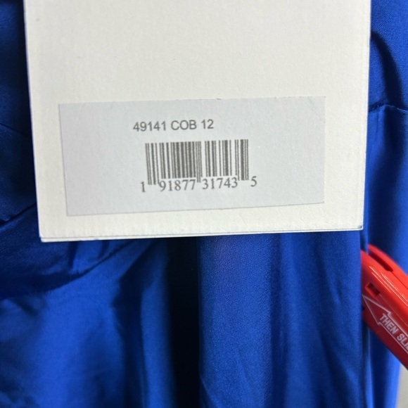 Mac Duggal 49141 NWT HIGH LOW ONE SHOULDER FLOWY GOWN - Picture 8 of 9